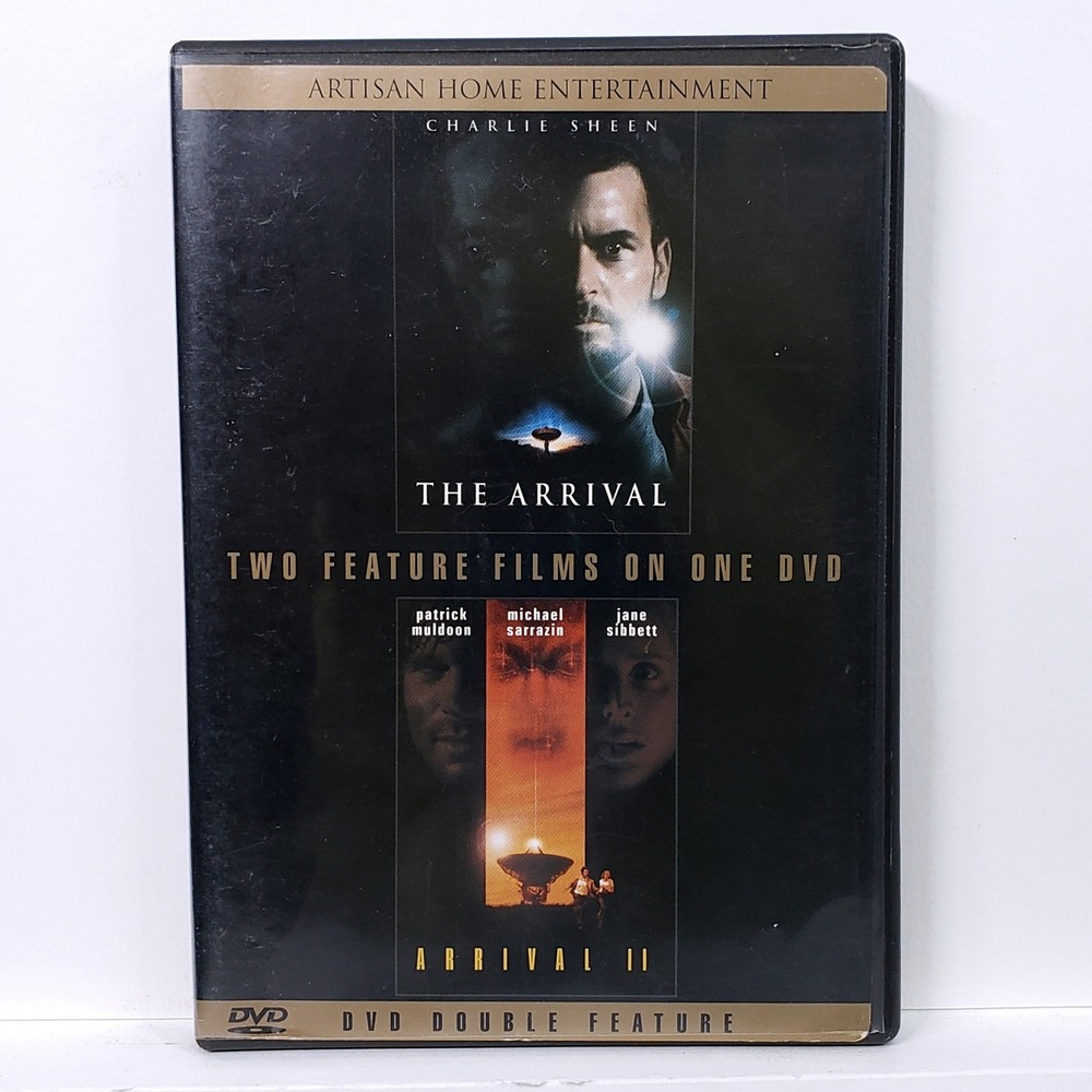 The Arrival & Arrival II Double Feature DVD Charlie Sheen Sci-Fi Artisan Movie‎
